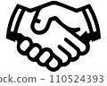 handshake icon 110524393