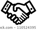 handshake icon 110524395