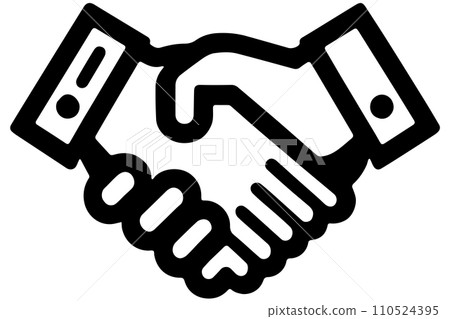 handshake icon 110524395