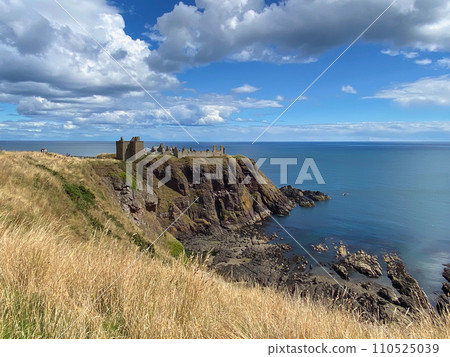 Dunnottar Castle on the steep rock Dunnottar Castle on the steep rock 110525039