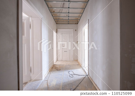Home renovation, Corridor during refurbishment Home renovation, Corridor during refurbishment 110525099