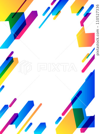 炫彩幾何圖案背景素材 炫彩幾何圖案背景素材 110527336