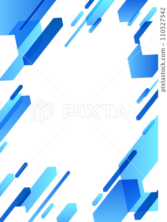 藍色幾何圖案背景素材 藍色幾何圖案背景素材 110527342