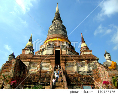 Thailand, Ayutthaya ruins, Wat Yai Chai Mongkol 110527376