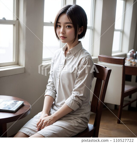 Coffee shop date with my girlfriend (AI image) Coffee shop date with my girlfriend (AI image) 110527722