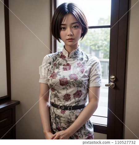 Portrait of a young woman (AI image) Portrait of a young woman (AI image) 110527732