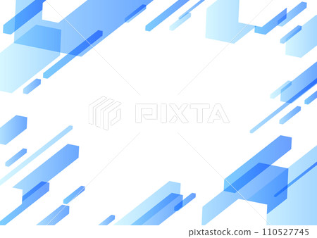 blue geometric pattern background material 110527745
