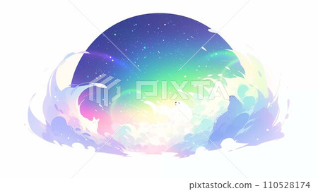 極光背景 110528174