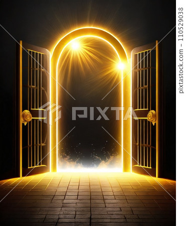 Shining gate (AI illustration) Shining gate (AI illustration) 110529038