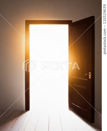 Open door (AI generated) 110529039