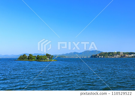 [Shimane Prefecture] Afterglow of Yomega Island (10 views of Lake Shinji) 110529522