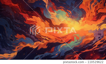 手绘卡通艺术感燃烧的火焰花纹图片素材 手绘卡通艺术感燃烧的火焰花纹图片素材 110529622