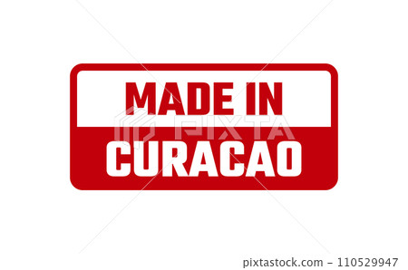 Made In Curacao Rubber Stamp 110529947
