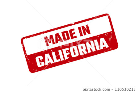 Made In California Rubber Stamp Made In California Rubber Stamp 110530215