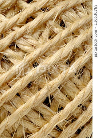 Roll of thick rough natural linen or sisal cord Roll of thick rough natural linen or sisal cord 110530765