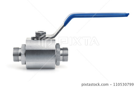 Side view of high pressure ball valve 110530799