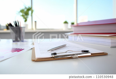 Financial statistics documents ball pen 110530948