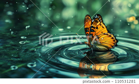 concept, ripple, photo 110531281