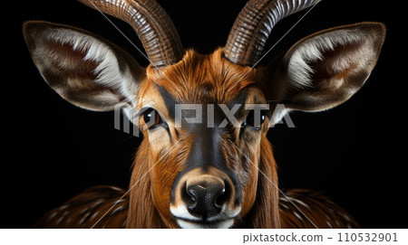 Big eastern bongo antelope. Generative AI 110532901