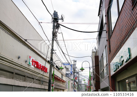 Tateishi Ekidori shopping street in Katsushika Ward, Tokyo 110533416