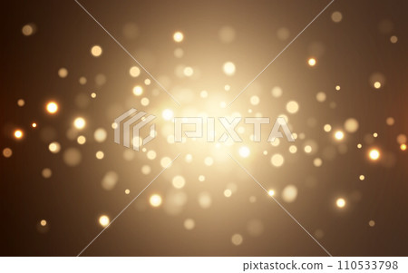 Golden luxury bokeh soft light abstract background, Vector eps 10 illustration bokeh particles Golden luxury bokeh soft light abstract background, Vector eps 10 illustration bokeh particles 110533798