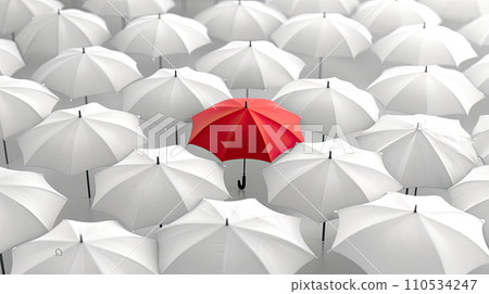 exclusive, red, umbrella 110534247