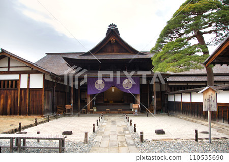 Front entrance of the Jinya, Hida Takayama, Japan Front entrance of the Jinya, Hida Takayama, Japan 110535690