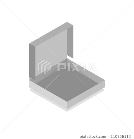 Isometric pizza box 110536113