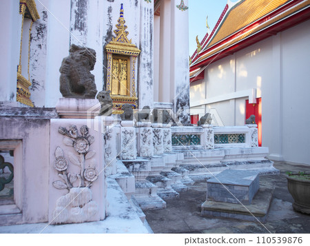 Bangkok, Thailand, Wat Pho, evening in May Bangkok, Thailand, Wat Pho, evening in May 110539876