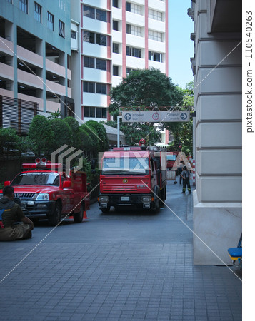 Bangkok, Thailand fire engine 110540263