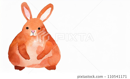 簡單可愛的兔子（AI生成） 110541171