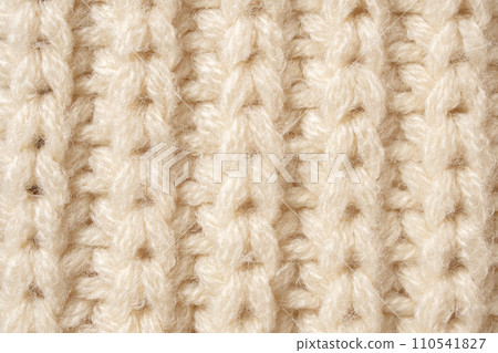 knitted wool fabric texture background 110541827