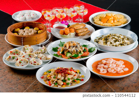 中式自助餐 110544112