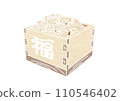 Setsubun peanut illustration (print style) 110546402