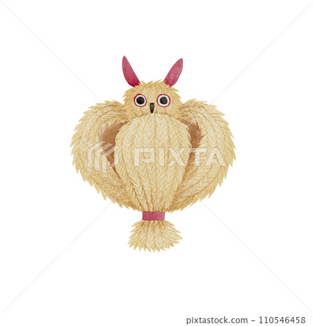 Susuki Mimizuku，日本本土玩具，民間藝術，傳統工藝，水彩插圖 110546458