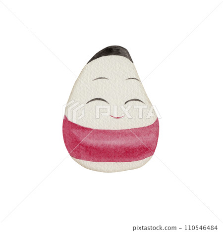 Ogari Koboshi,日本本土玩具,民間藝術,傳統工藝,水彩插圖 Ogari Koboshi,日本本土玩具,民間藝術,傳統工藝,水彩插圖 110546484