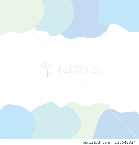 A frame set made by layering loose and fluid shapes. 110548324