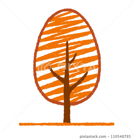 Simple tree illustration Simple tree illustration 110548785