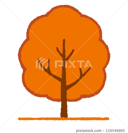 簡單的樹例證 簡單的樹例證 110548805
