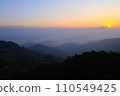 Himalayan sunrise seen from Nagarkot 110549425