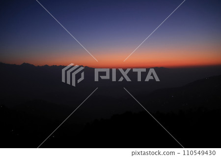 Himalayan sunrise seen from Nagarkot 110549430