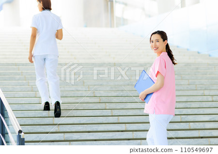 Female medical staff 110549697
