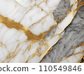 white and gold marble pattern 110549846