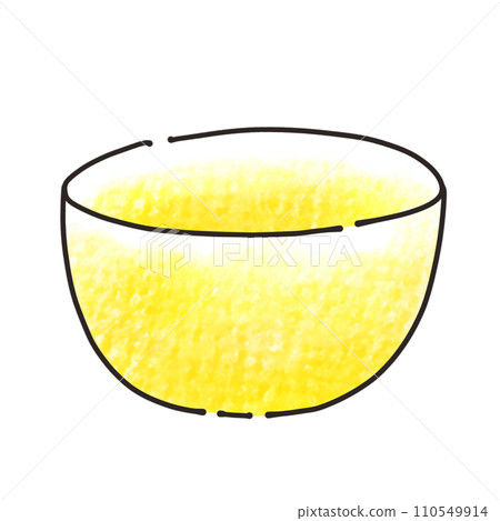 Loose simple bowl, single item, color, analog style 110549914