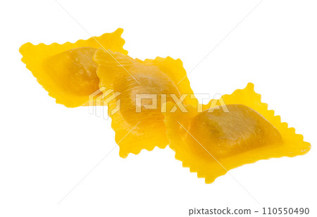 Italian ravioli isolated 110550490