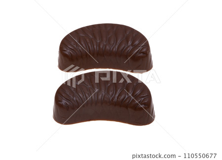 chocolate candies isolated 110550677