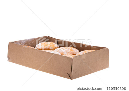 Berliner with jam isolated Berliner with jam isolated 110550808