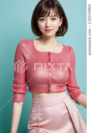 AI生成圖像【人】短髮女人 AI生成圖像【人】短髮女人 110550904