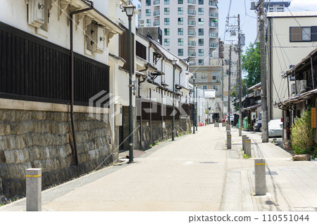 Nagoya Nishi-ku Dogon-ji neighborhood quadruped road skyline 110551044