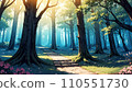 Fantastic forest illustration 110551730